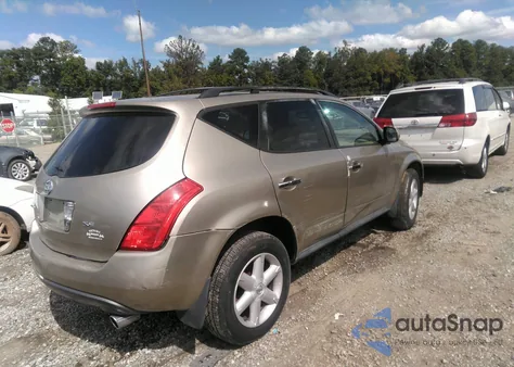 2005 Nissan Murano Se из США, поврежденный, VIN JN8AZ08W85W405700